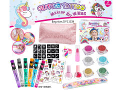 Glitter Tattoo Makeup Set