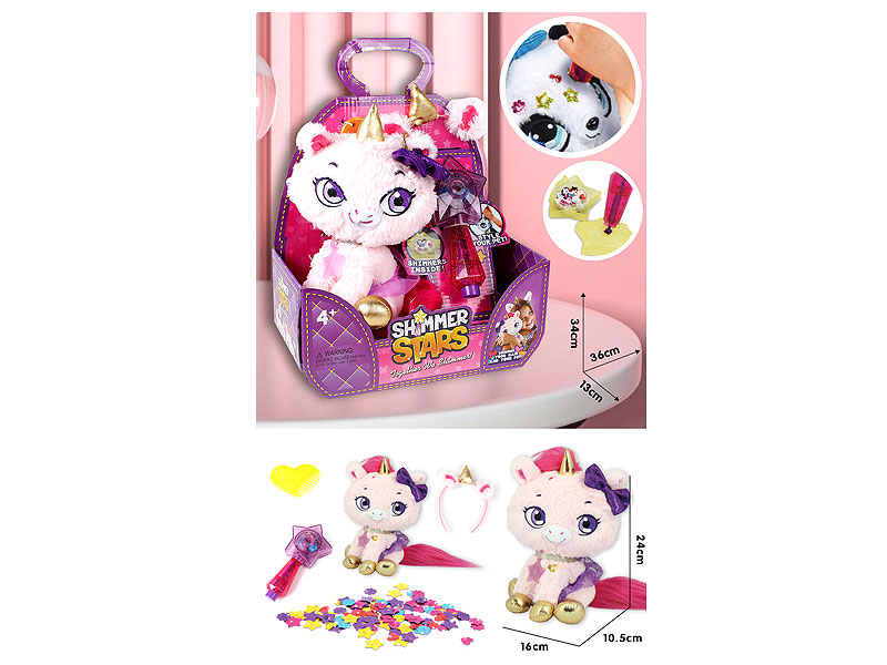 Dress up Shimmer Stars Unicorn Doll toys