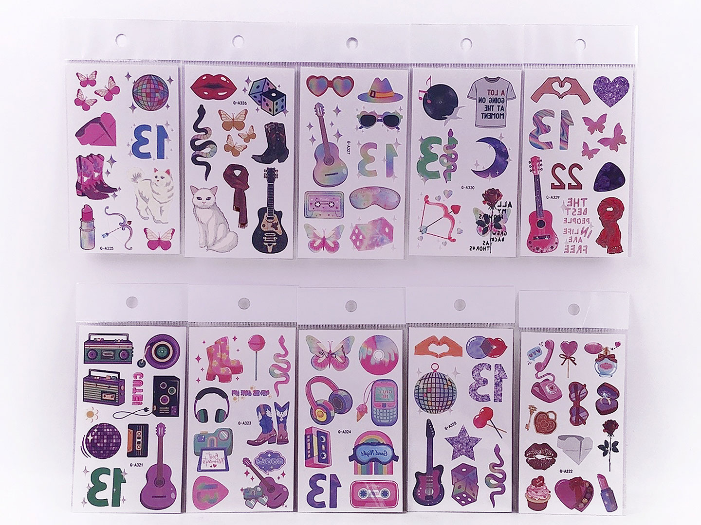 Tattoo Stickers(10in1) toys