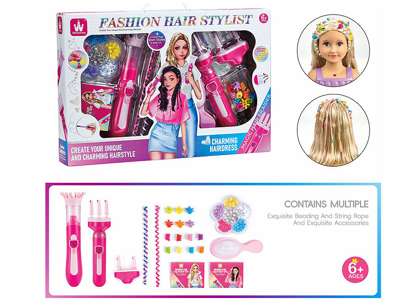 Hair Braiding Device & Beads toys