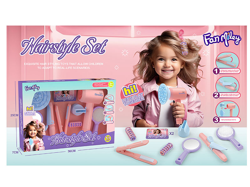 B/O Hair Drier Set toys