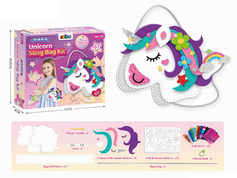 Unicorn Sling Bag Kit toys