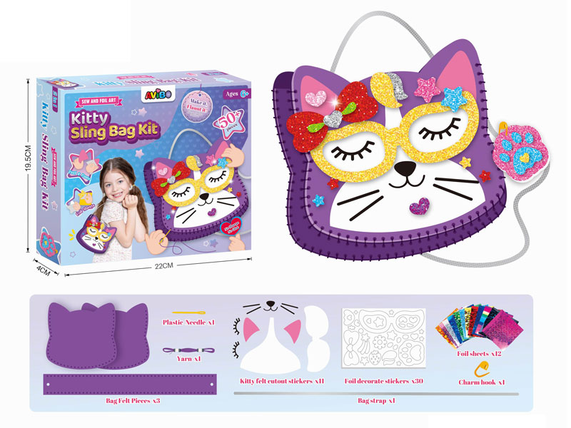 Kitty Sling Bag Kit toys