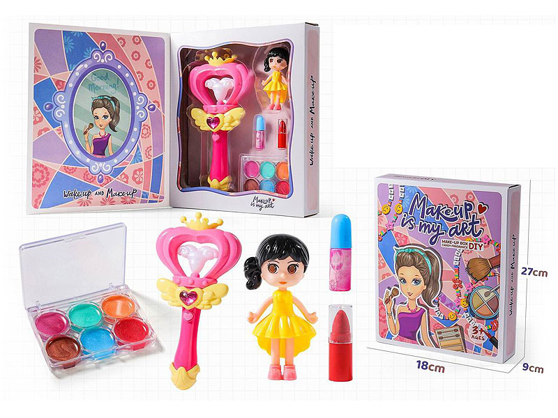 Cosmetics Set & Flash Stick toys