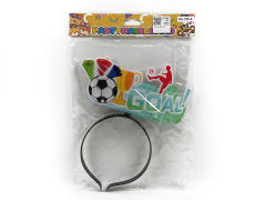 世界杯足球发箍带闪光(包电)