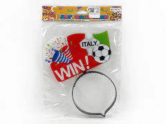 世界杯意大利足球发箍带闪光(包电)