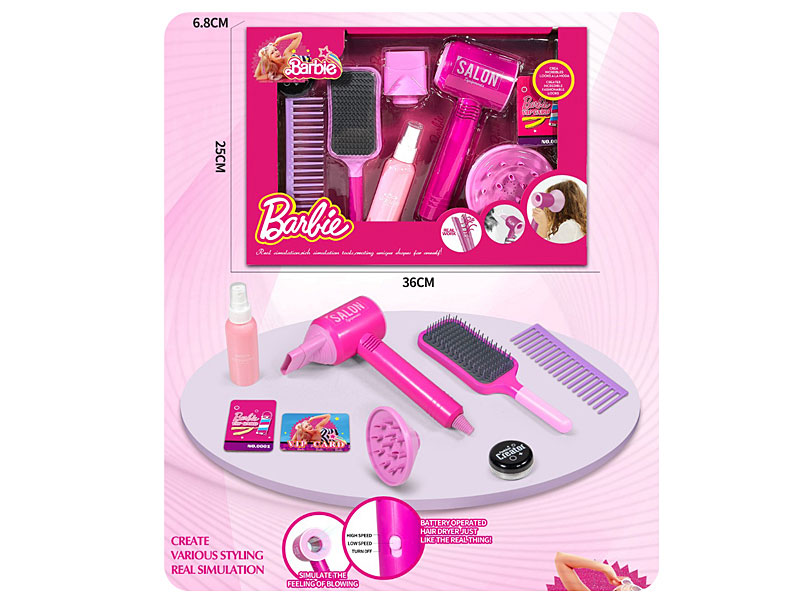 B/O Hair Drier Set toys