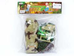 Military Set & Free Wheel Tank toys