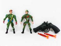 Soldier & Toy Gun(2in1) toys