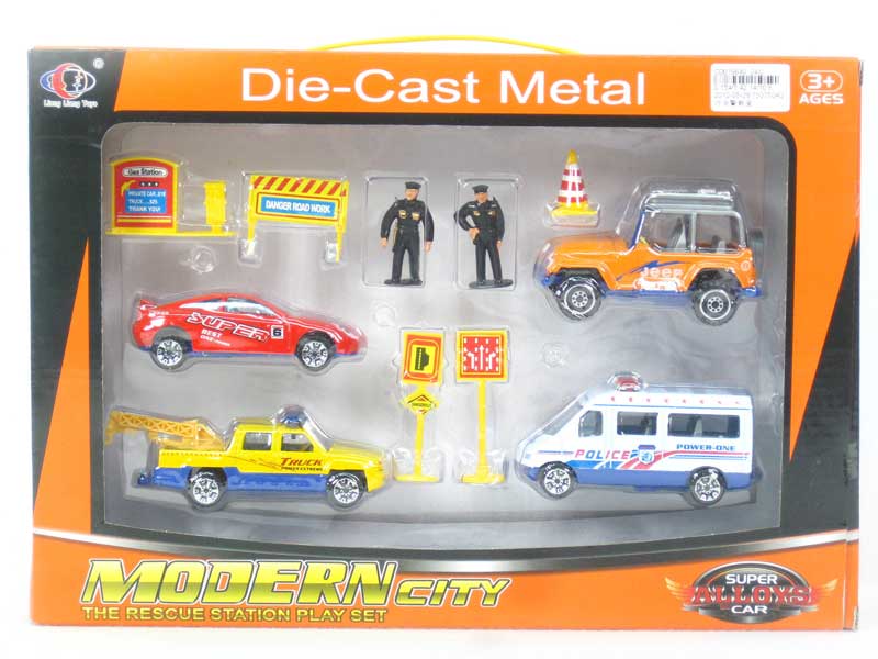 Metal Police Set toys