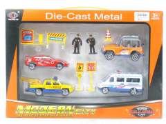 Metal Police Set