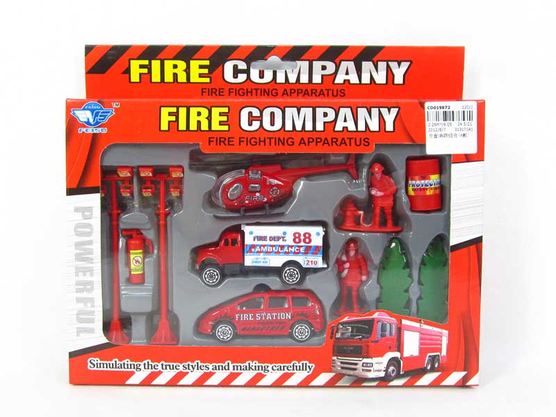 Metal Fire Protection Set(4S) toys