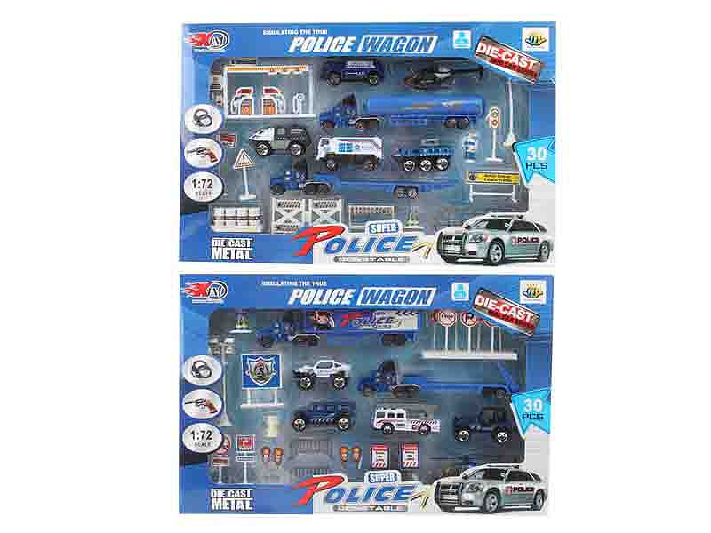Metal Policeman Set(2S) toys