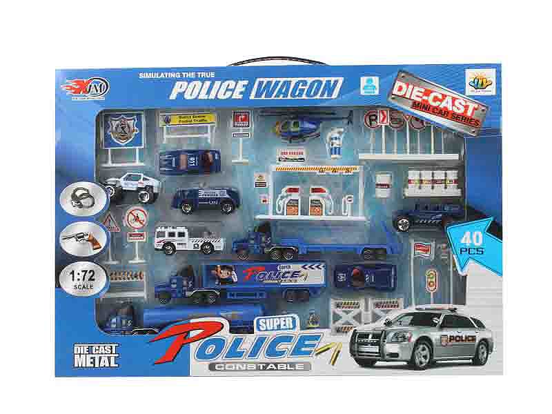 Metal Policeman Set(2S) toys