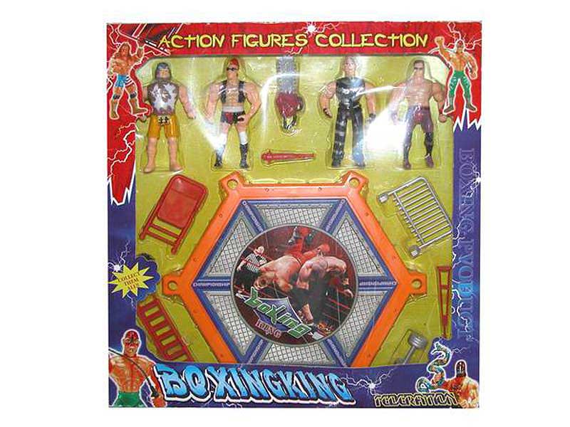 Wrestling Set(4in1) toys