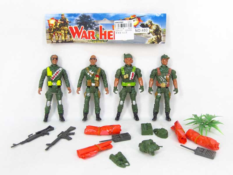 Military  Set(4in1) toys