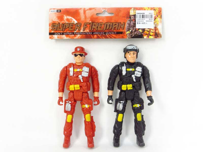 Police Man & Firemen toys