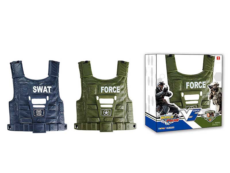 Army And Police Vest(24in1) toys