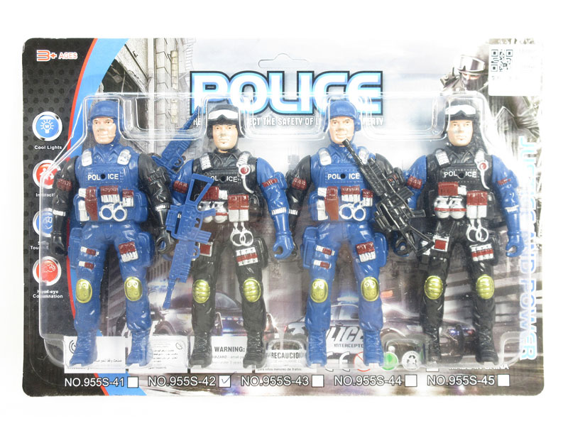 Police Man Set(4in1) toys