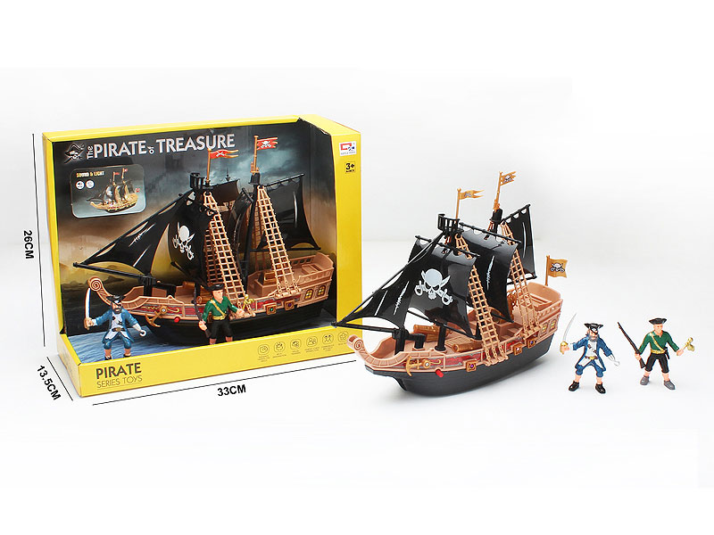 Pirate Ship Set W/L_S toys
