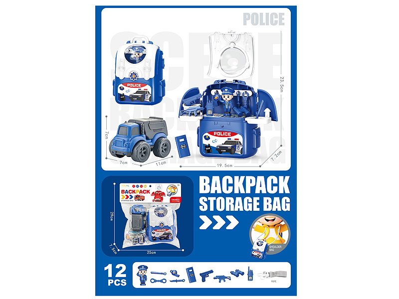 Police Set & Friction Car toys