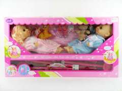 Doll Set & Go-cart(2in1)