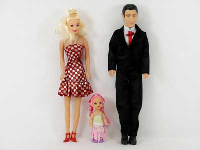 Doll Set(3in1) toys