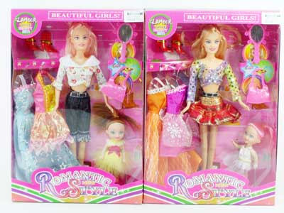 Doll Set(2in1) toys