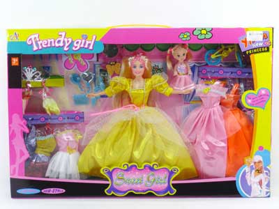 11.5"Doll Set(2in1) toys