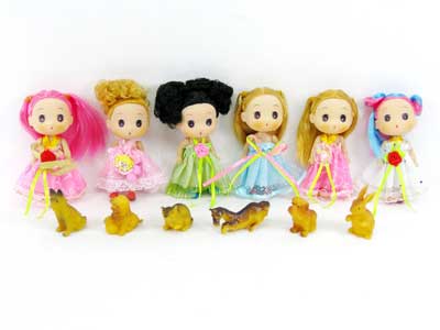 Doll & Animal(6S) toys