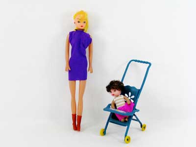 11" Doll & Go-cart toys