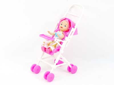 Doll & Free Wheel Car toys