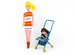 11" Doll & Go-cart toys