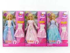 11.5"Doll Set(3S) toys