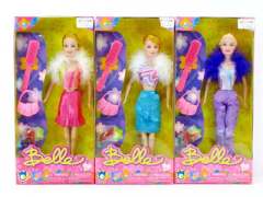 11.5" Doll Set(3S)
