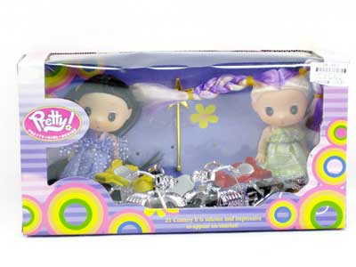 Doll Set(2in1) toys