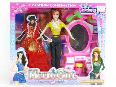 11.5"Doll Set & Dresser toys