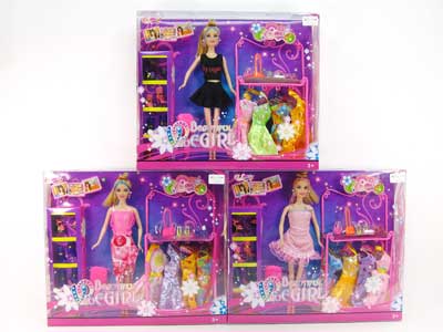 11.5"Doll Set(3S) toys