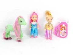 Doll Set & Mobile Telephone W/L_M toys