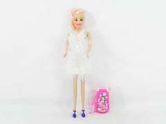 11.5"Doll & Mobile Telephone W/L_M