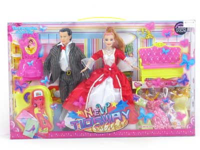 11"Doll Set(2in1) toys