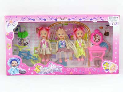 3"Doll Set(3in1) toys