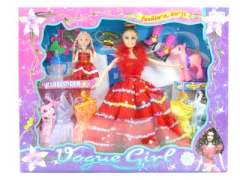 11.5"Doll Set(2in1) toys