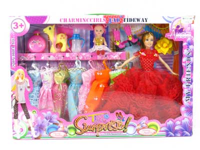 11.5"Doll Set(2in1) toys