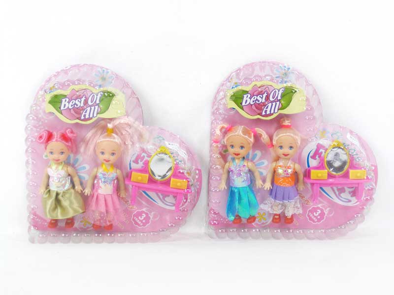 3"Doll Set(2in1) toys
