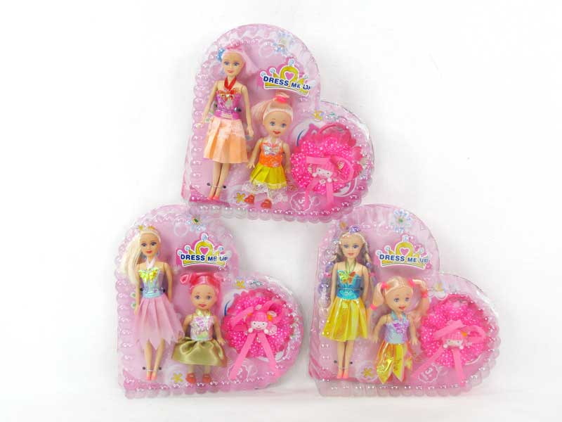 Doll Set(2in1) toys