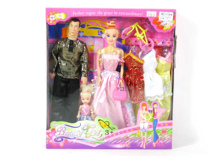 Doll Set(3in1) toys