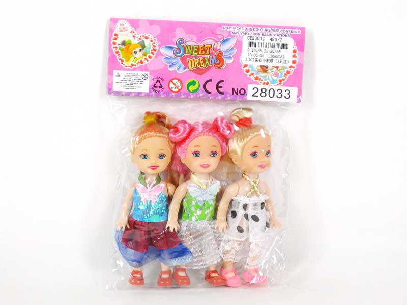 3.5"Doll(3in1) toys