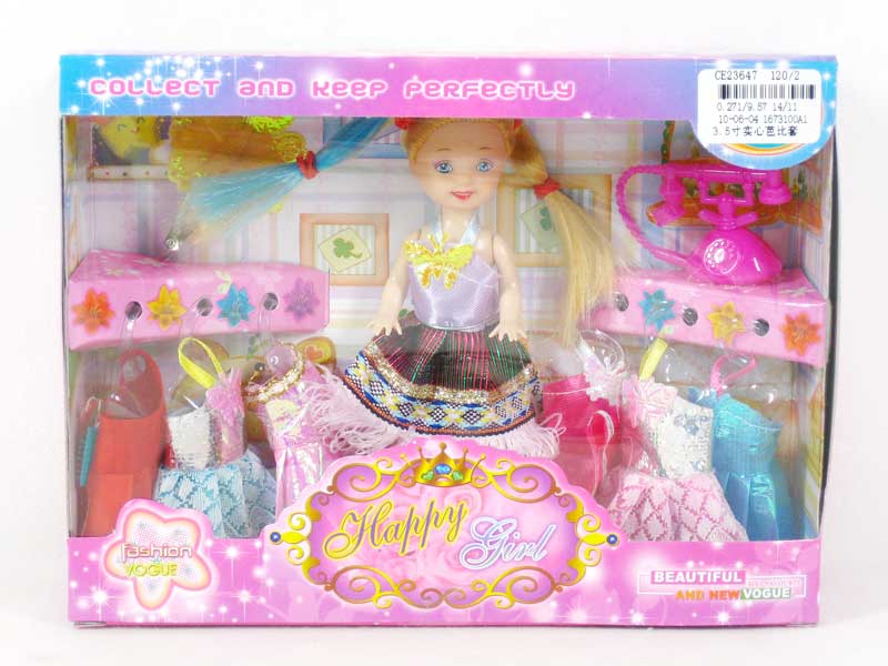 3.5"Doll Set toys