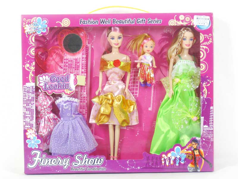 11.5"Doll Set(3in1) toys